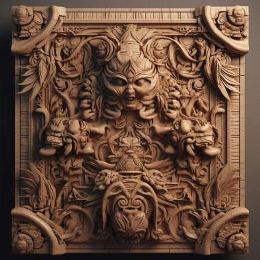 Patterns and decorations arcade 3 3d model
